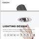 Série RMI Downlight LED 6W/12W/18W/24W/35W Température de couleur personnalisable Angle de rayonnement Kosoom-Downlights