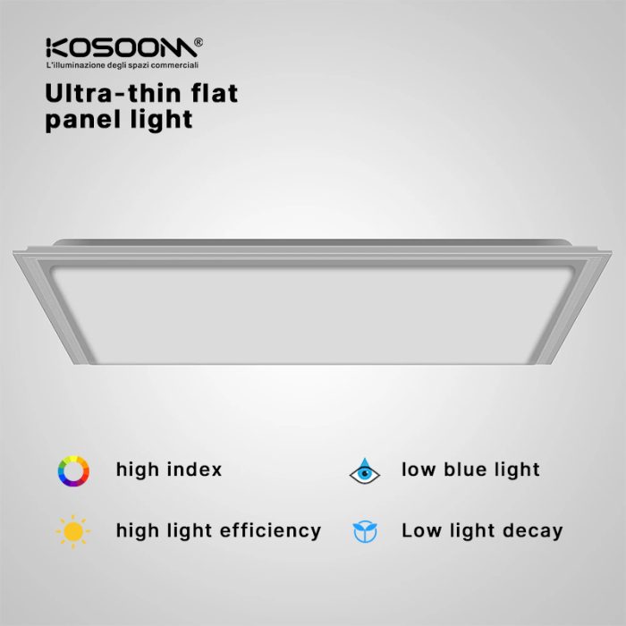 Lampes à Panneau 25W 3575LM Angle De Rayonnement 110˚ Blanc 6000K-PLB002 KOSOOM-Panneaux LED