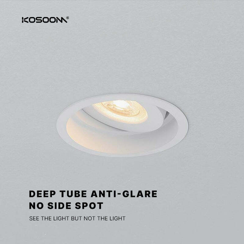 Lentille LED 8W ajustable avec 600 Lumens - SLS05508R - Kosoom-Downlights