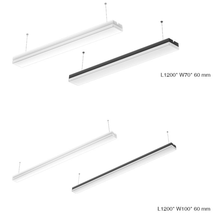 Luminaire Linéaire MLL003-A L0301B Haute Luminosité Multifonctionnel Blanc 40W 3000k 3800LM KOSOOM-Luminaire linéaire blanc