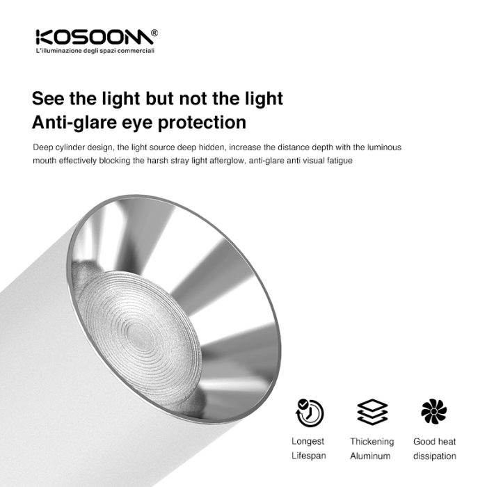 D1009 Soffit LED Downlight CRI≥90 40W 3000K 2960lm Fabricant CDL001-S Kosoom-Downlights
