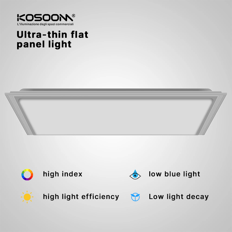 GD lampe plate lumière latérale 4000K PLE001-PE0108 KOSOOM-Panneaux LED