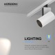 Lumière LED 50W Bridgelux V13C Optimal 4200 Lumens Sortie- TLA210550-TLA2-KOSOOM-Spots sur rail