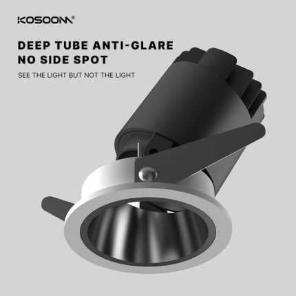 Personnalisé SLN50R06A LED Downlight Température de couleur 6W 350LM Ajustable Poutre Angle 15°/24°/36° -Kosoom-Downlights
