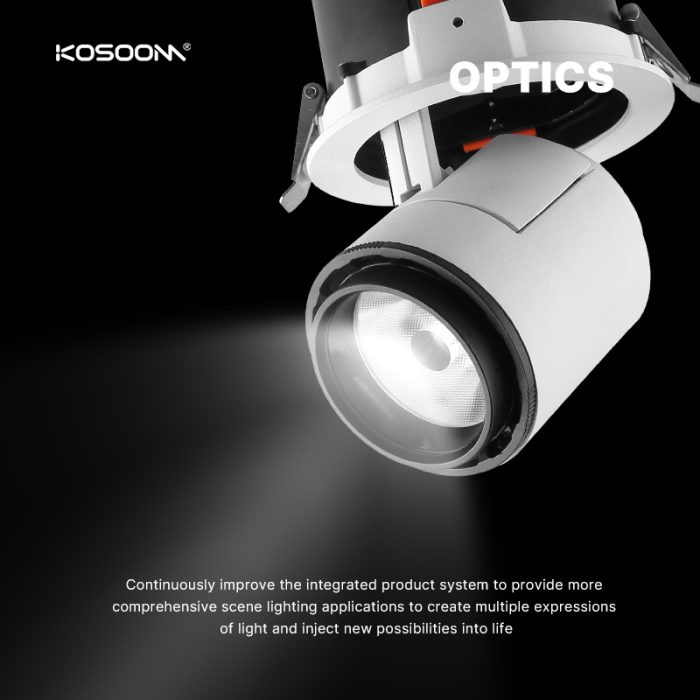Compact 20W LED Lentille, 1600 LM, 18°/24°/36° - NMP-1210 - Kosoom-Spots